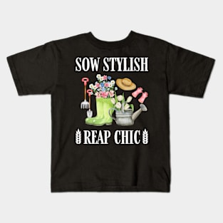 Sow Stylish Reap Chic Kids T-Shirt
